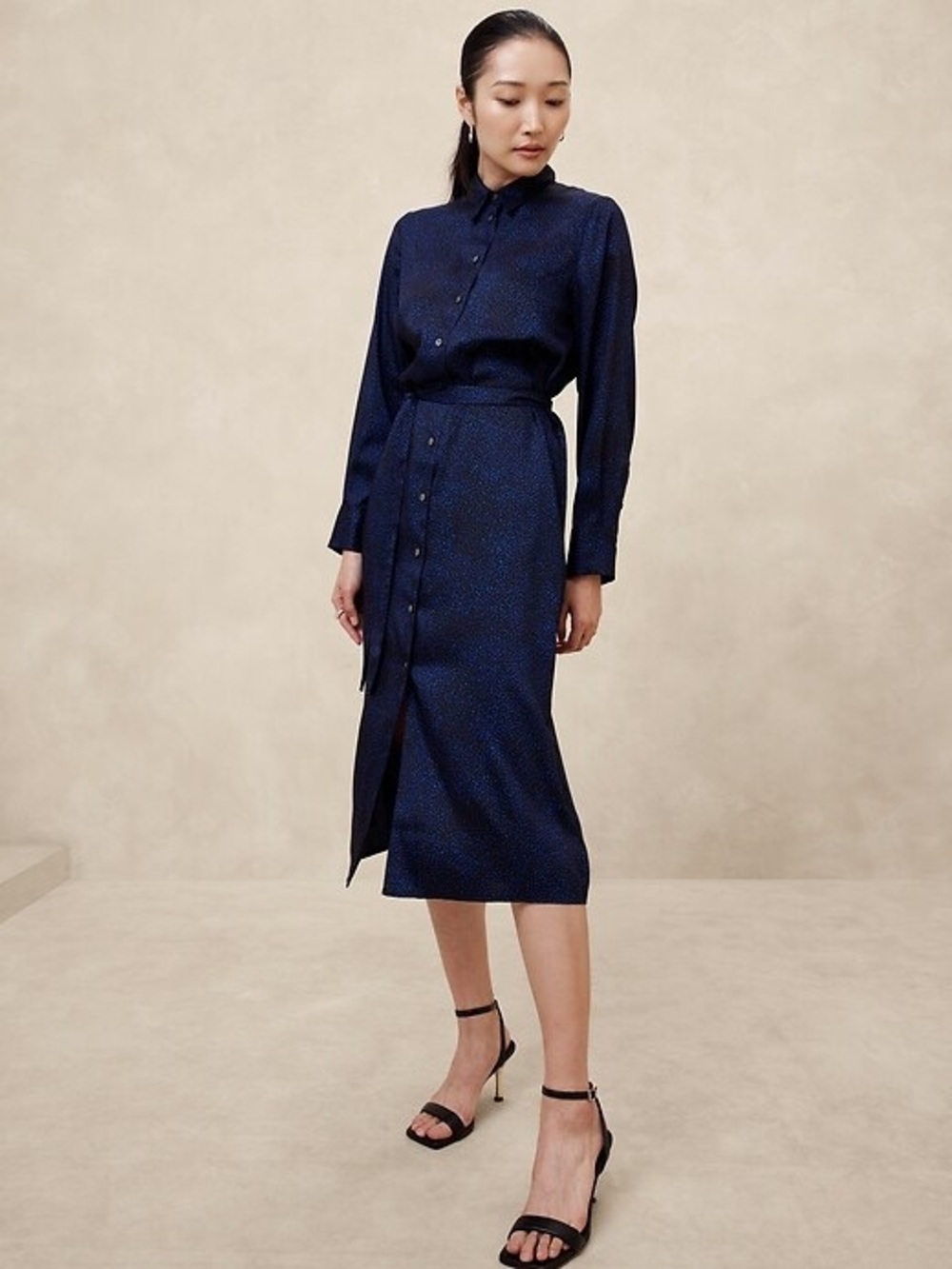 Banana Republic -WAIST MIDI SHIRTDRESS